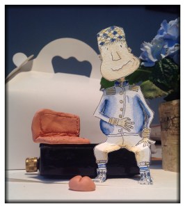 Gourmandinet liebt gutes Essen. Aber manchmal bestellt er sich auch einfach online eine Pizza. Gourmandinet loves nice food. But sometimes he just orders a Pizza online.